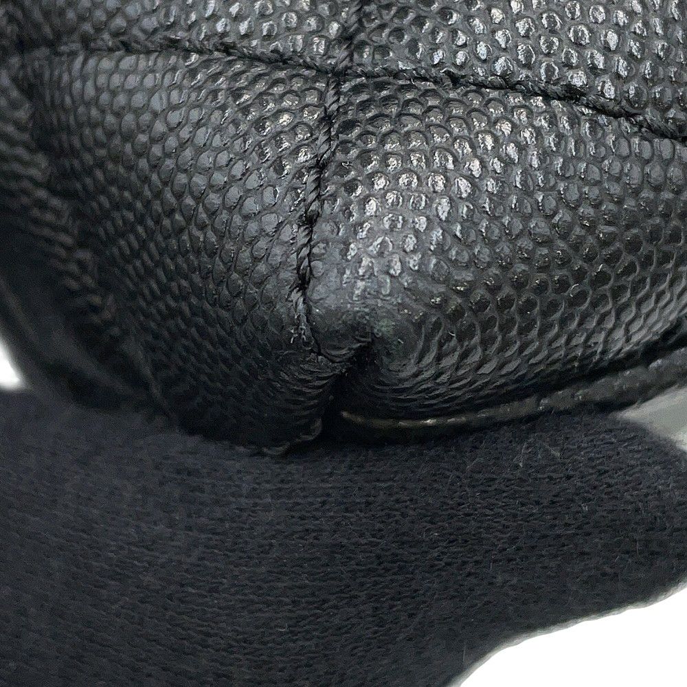 シャネル ハンドバッグ マトラッセ ココマーク ココハンドル キャビアスキン A92991 2way 黒