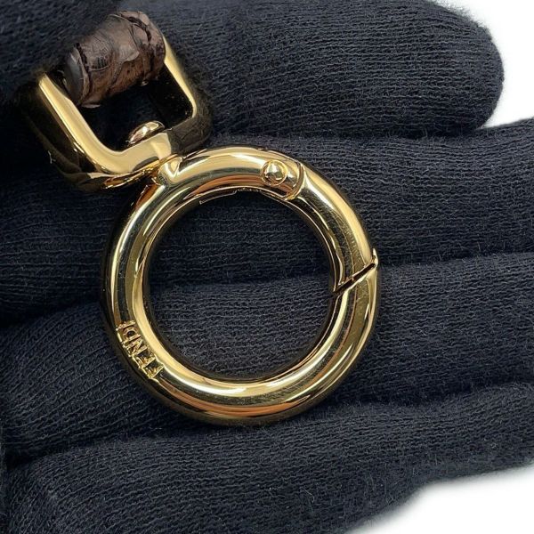 フェンディ ハンドバッグ ミニ ピーカブー パイソン 8BN244 FENDI 2way