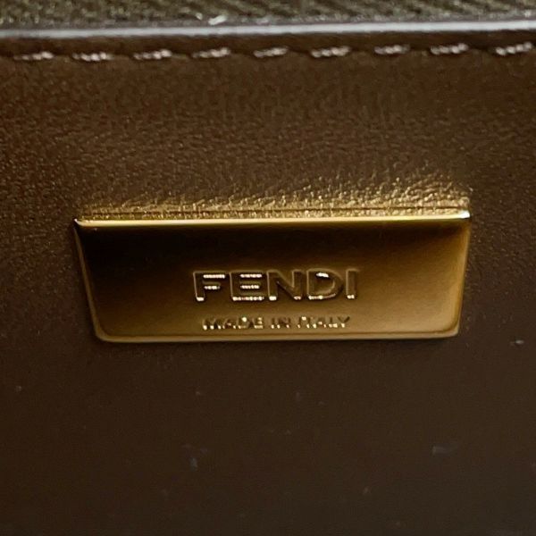 フェンディ ハンドバッグ ミニ ピーカブー パイソン 8BN244 FENDI 2way