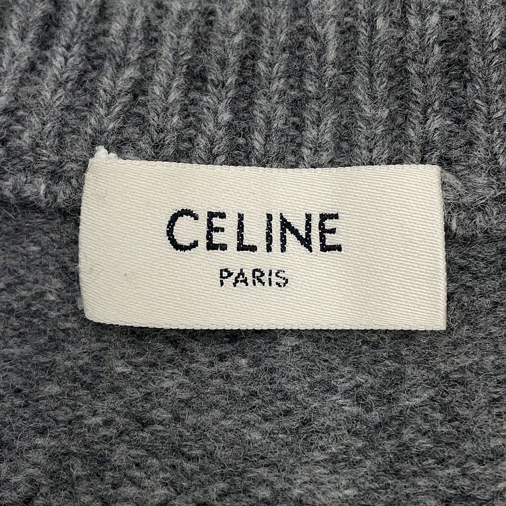 セリーヌ ニット トリオンフ クルーネック セーター ウール メンズサイズXL 2AC85048T CELINE トップス