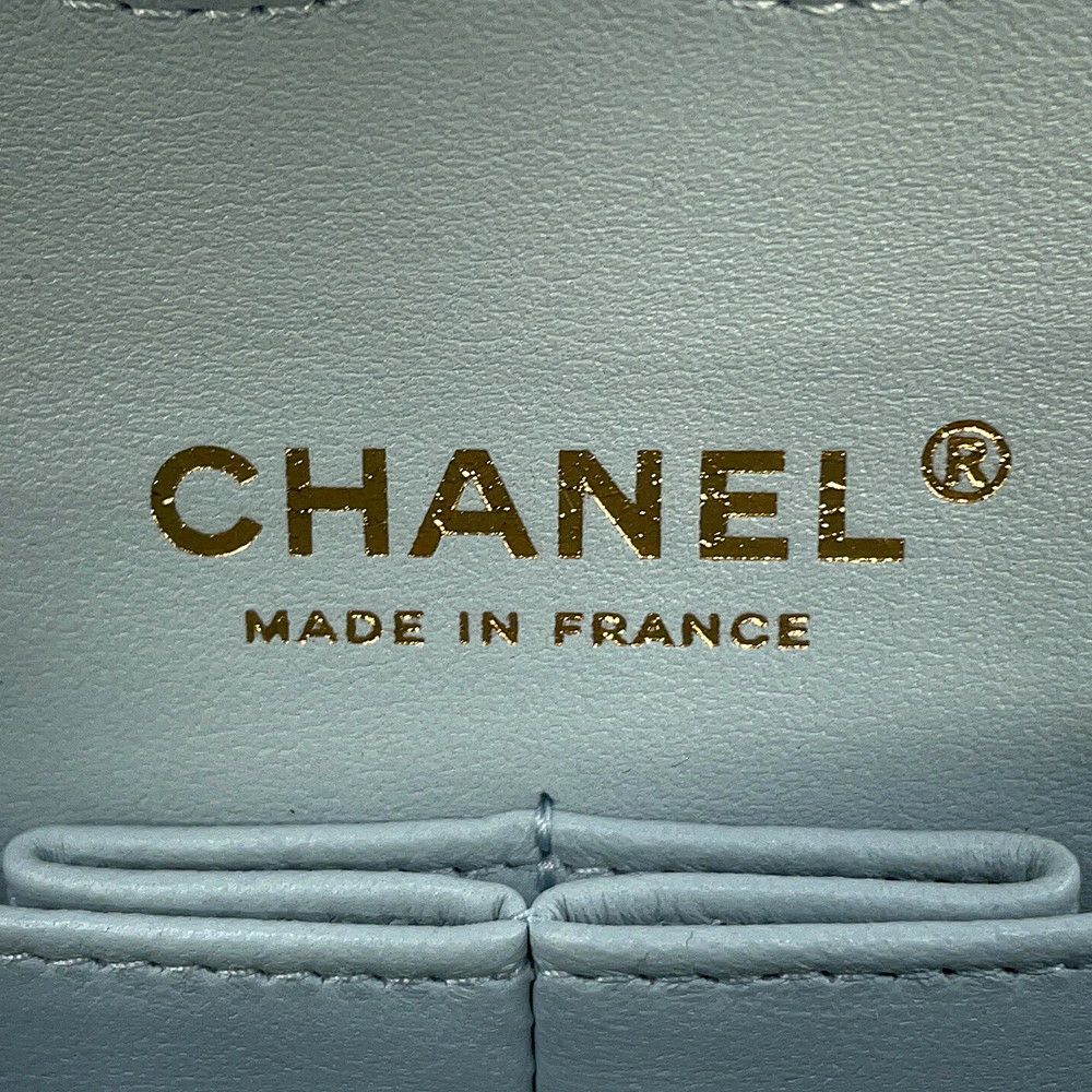 シャネル チェーンショルダーバッグ マトラッセ25 ココマーク ダブルチェーン キャビアスキン A01112 CHANEL