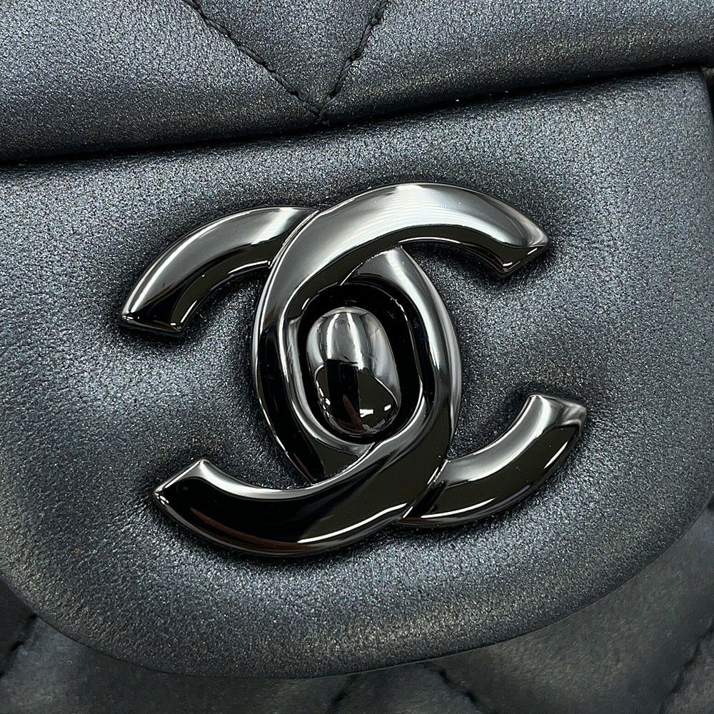 シャネル チェーンショルダーバッグ ココマーク ミニ フラップ ラムスキン A69900 CHANEL 黒