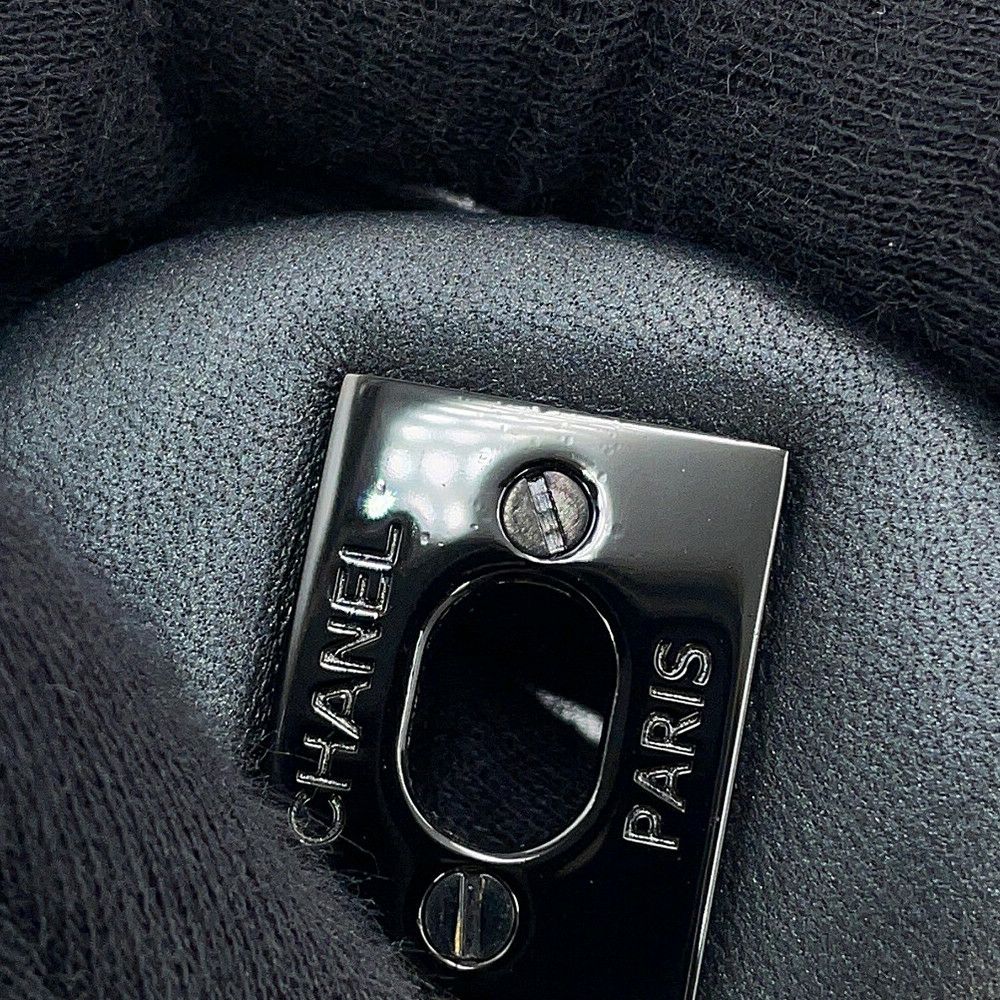 シャネル チェーンショルダーバッグ ココマーク ミニ フラップ ラムスキン A69900 CHANEL 黒