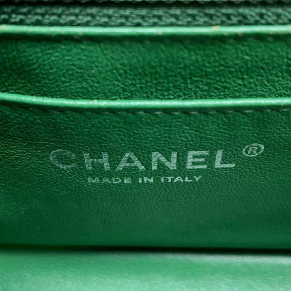 シャネル チェーンショルダーバッグ ココマーク キャビアスキン A69900 CHANEL ミニ フラップ バッグ