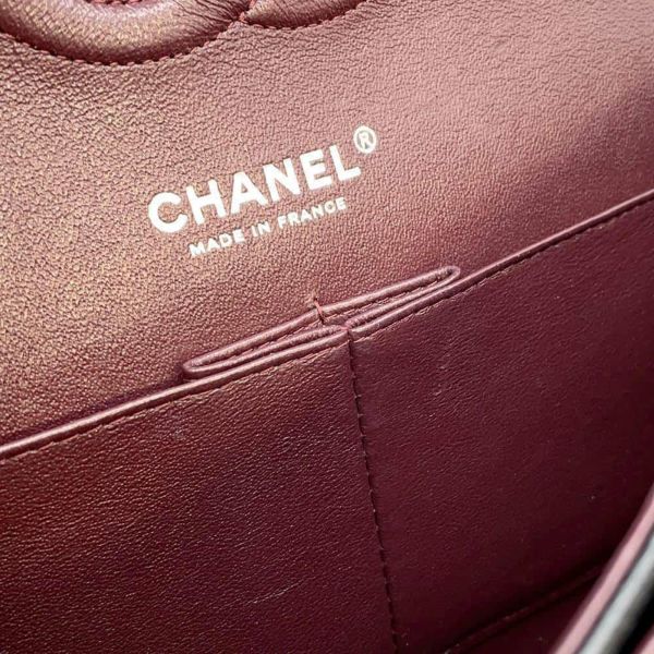 シャネル チェーンショルダーバッグ マトラッセ25 ココマーク キャビアスキン A01112 CHANEL 黒