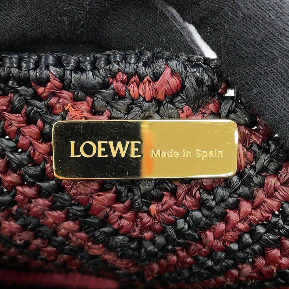 ロエベ トートバッグ パウラズイビザ パズルフォルド ミディアム A779G50X37 LOEWE 黒