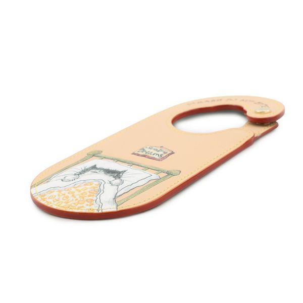 ルイヴィトン バッグチャーム モノグラム スリーピング キャット ドアサイン M02947 LOUIS VUITTON