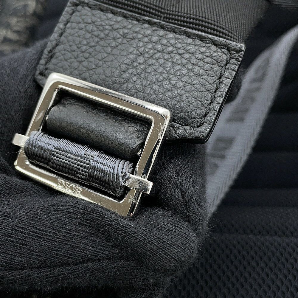 クリスチャン・ディオール リュック オブリーク ジャカード Rider バックパック 1VOBA088YKY トロッター 黒