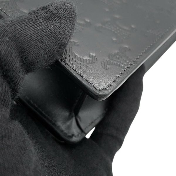 セリーヌ ショルダーバッグ トリオンフ ホリゾンタル スリーブ レザー 10K773FQD CELINE 黒