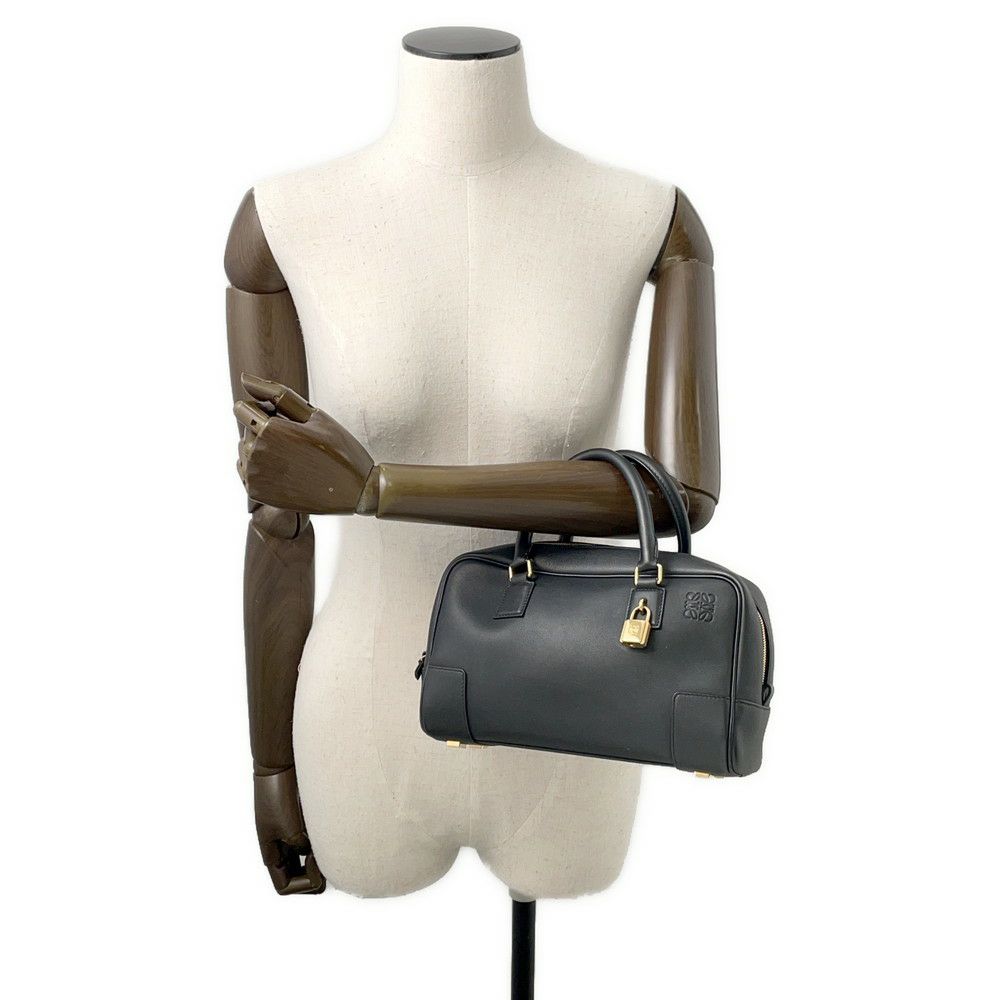 ロエベ ハンドバッグ アマソナ23 ナパカーフレザー A039N07X01 LOEWE 2way 黒