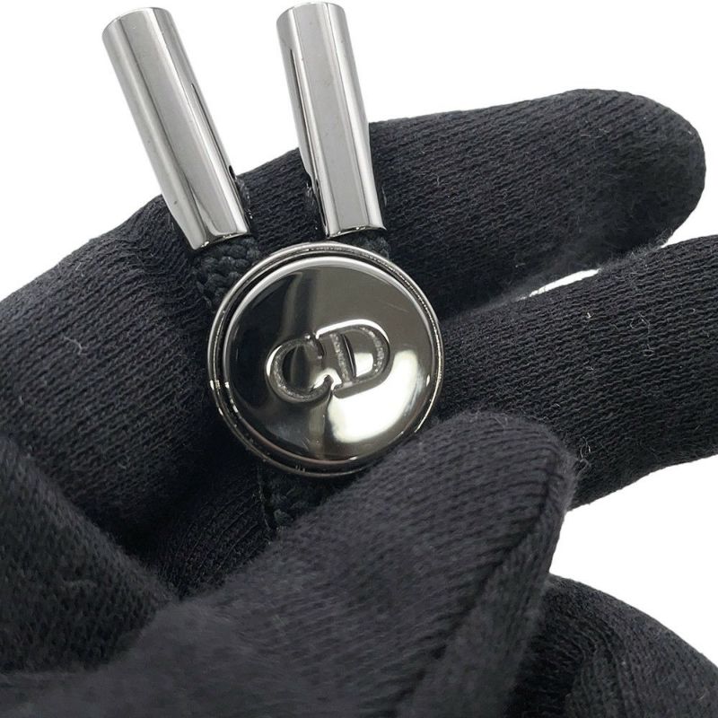 クリスチャン・ディオール 三つ折り財布 オブリーク コンパクトウォレット  ネックストラップ付き Christian Dior 財布