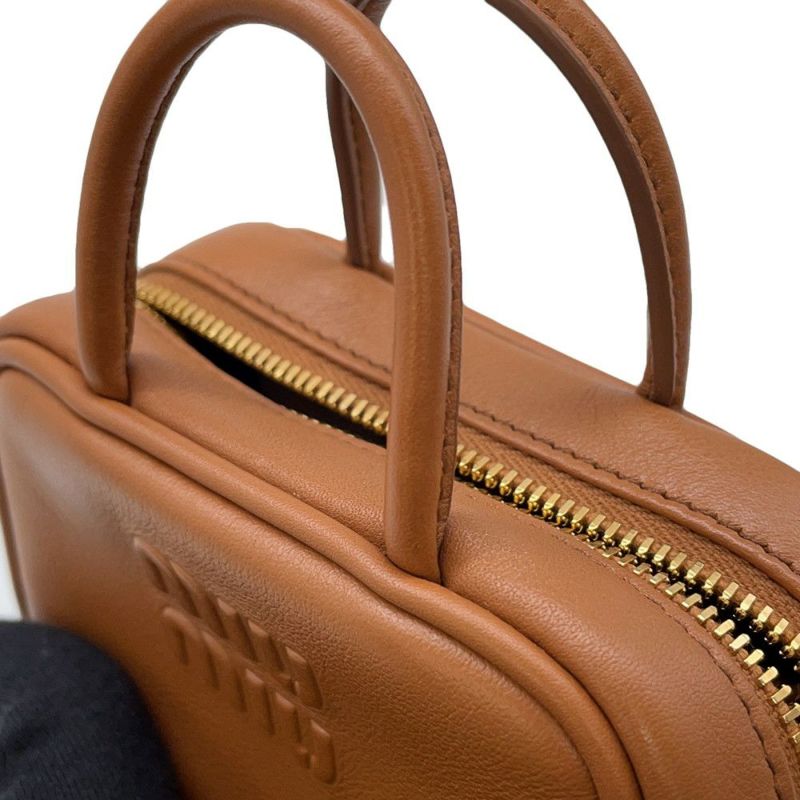 ミュウミュウ バッグチャーム マイクロ バッグ レザー 5NR036 MIUMIU チャーム