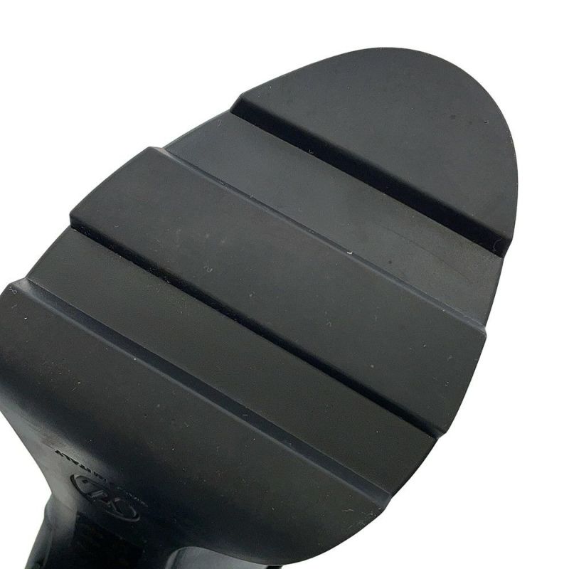 ルイヴィトン ブーツ シアリング レザー LV ボブール・ライン アンクルブーツ レディースサイズ38 LOUIS VUITTON 黒 ブラック