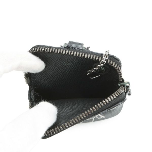 ルイヴィトン ポーチ モノグラム・エクリプス ヴィヴィエンヌ ジップ・キーリング M62895 キーホルダー メンズ ポップアップストア限定 黒