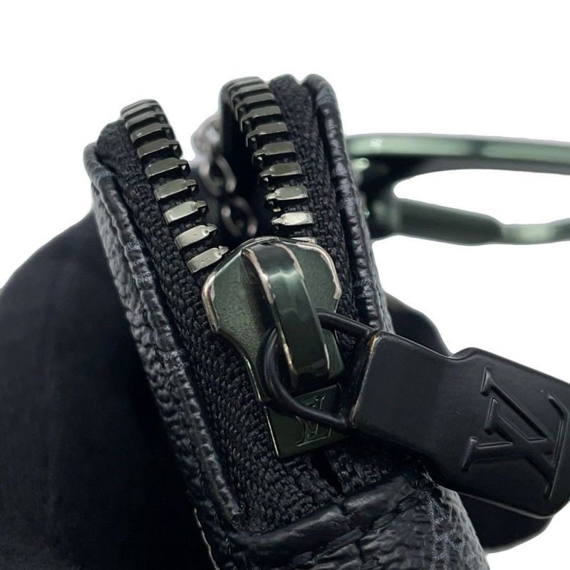 ルイヴィトン ポーチ モノグラム・エクリプス ヴィヴィエンヌ ジップ・キーリング M62895 キーホルダー メンズ ポップアップストア限定 黒