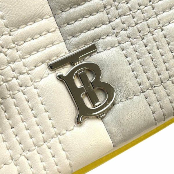 バーバリー ショルダーポーチ ミニ TBロゴ レザー BURBERRY ポシェット ウエストポーチ