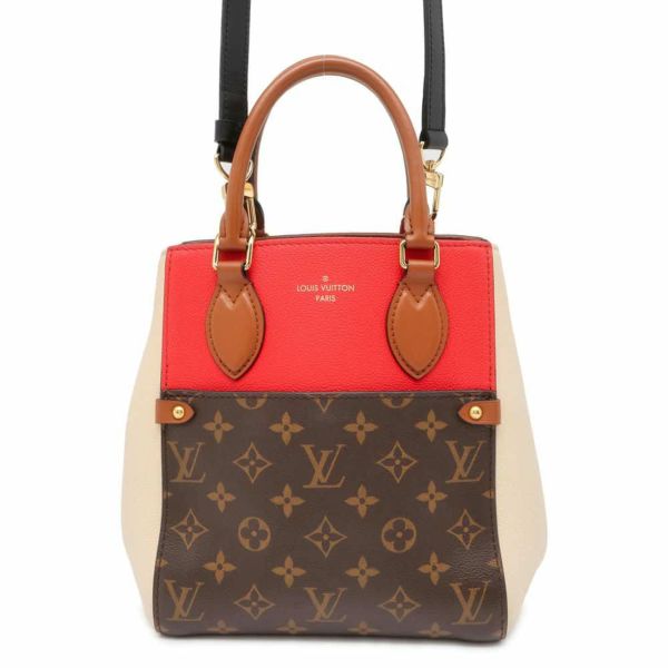 ルイヴィトン ハンドバッグ フォールド トート PM モノグラム カーフレザー M45389 LOUIS VUITTON ショルダーバッグ