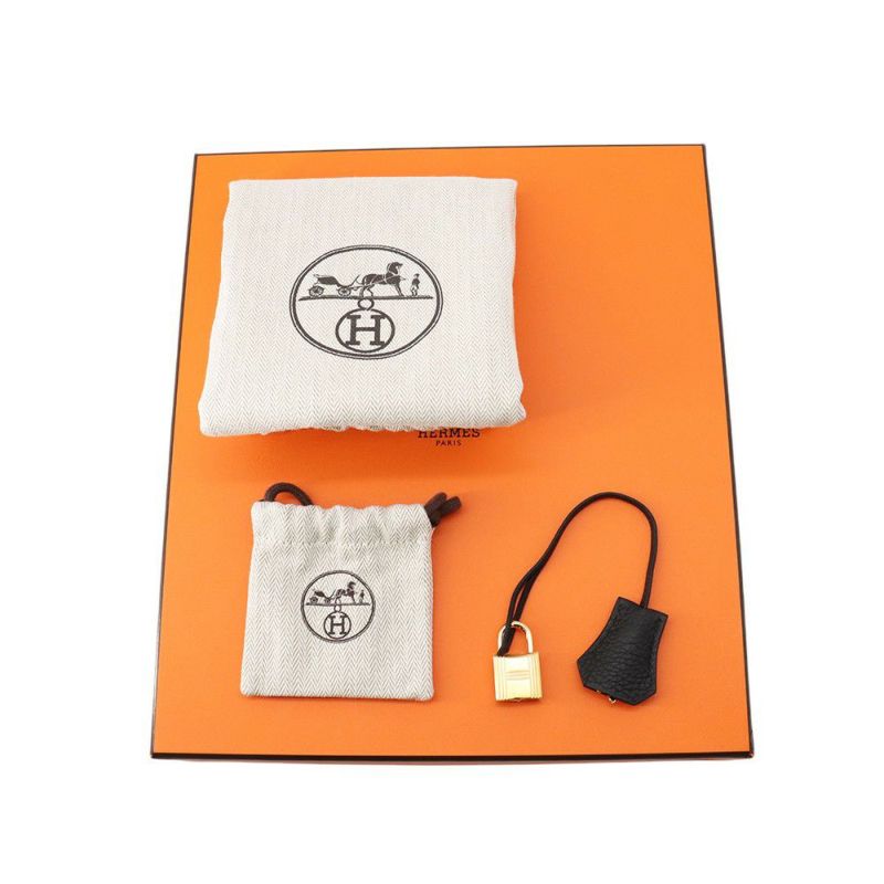 エルメス バーキン25 ブラック/ゴールド金具 ロゴ W刻印 HERMES Birkin ハンドバッグ 黒