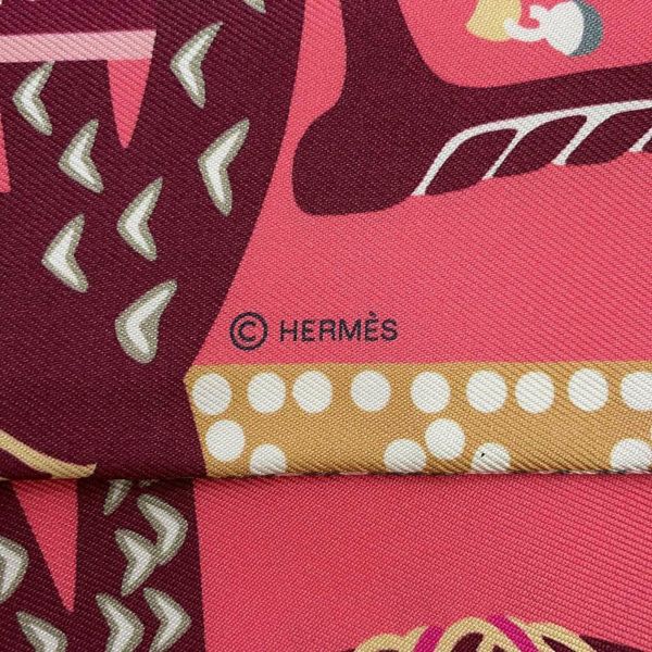 エルメス スカーフ ツイリー 鐙の幻想 Fantaisie d'Etriers シルクツイル HERMES 2022秋冬