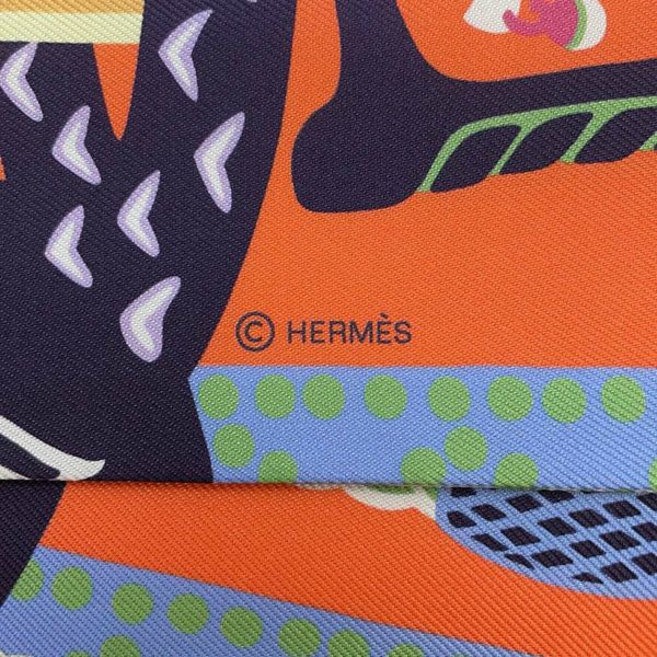 エルメス スカーフ ツイリー 鐙の幻想 Fantaisie d'Etriers シルクツイル HERMES 2022秋冬