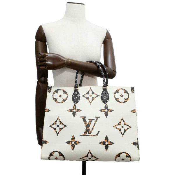 ルイヴィトン トートバッグ モノグラム ジャングル オンザゴー GM M44675 LOUIS VUITTON ショルダー ハンドバッグ