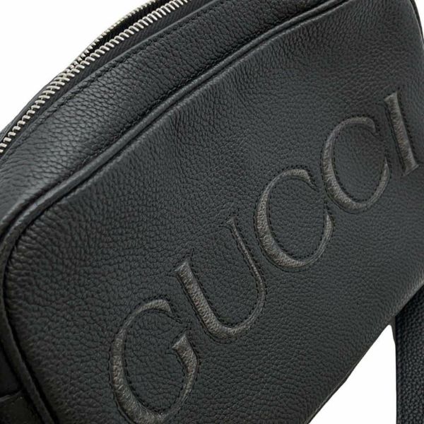 グッチ ショルダーバッグ ミニ GGスプリーム  レザー 768391 GUCCI メンズ 黒