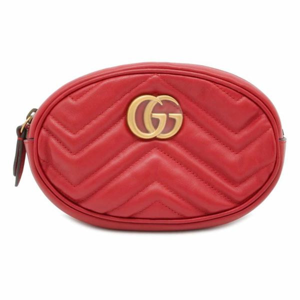 グッチ ウエストバッグ GGマーモント キルティングレザー ベルトバッグ 476434 GUCCI ボディバッグ