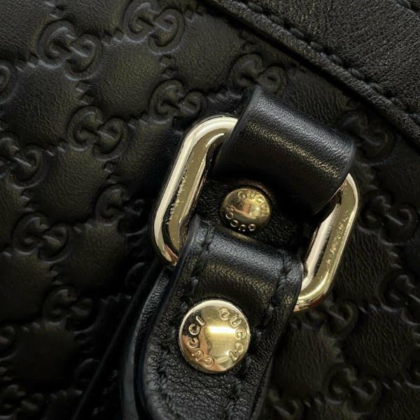 ☆グッチ ハンドバッグ マイクログッチシマ 449654 GUCCI 2WAYショルダーバッグ GG柄 アウトレット品 黒 安心保証 |  中古・新品ブランド販売ギャラリーレア公式通販