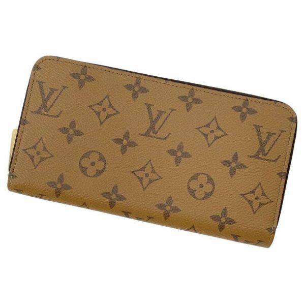 ルイヴィトン 長財布 モノグラム・リバース ジッピー・ウォレット M82444 LOUIS VUITTON 黒