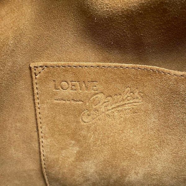 ロエベ ハンドバッグ パラウズイビザ スモール バルーンバッグ LOEWE 2wayショルダーバッグ 鳥 黒