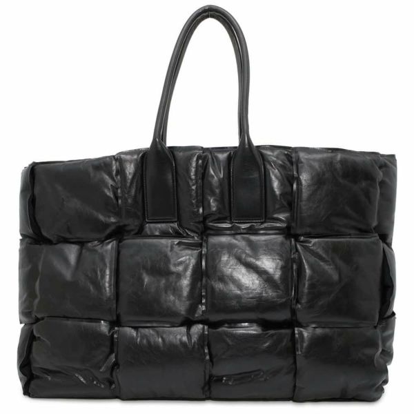 ボッテガヴェネタ トートバッグ スカッシュ マキシイントレチャート 629194 BOTTEGA VENETA 黒