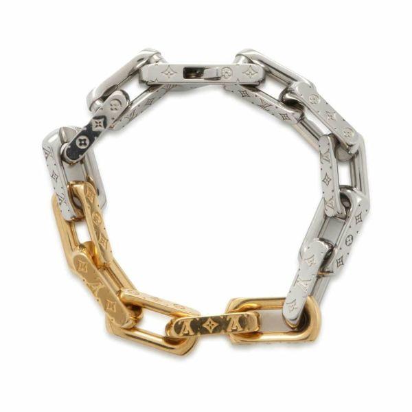 ルイヴィトン ブレスレット モノグラム チェーン サイズM M1555M LOUIS VUITTON アクセサリー