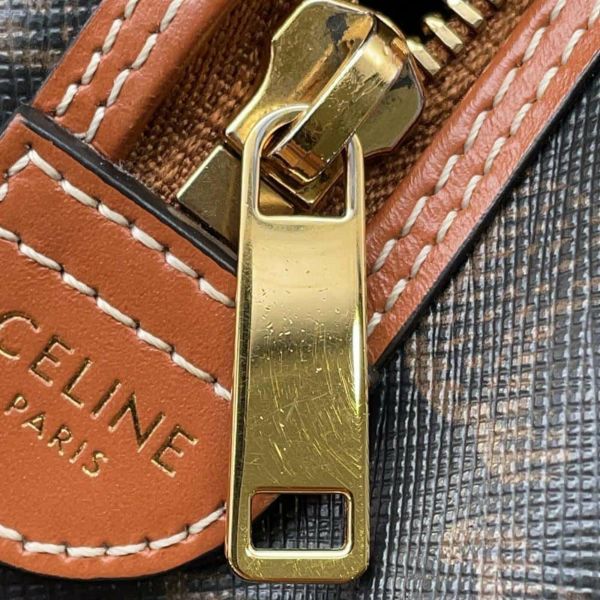 セリーヌ ハンドバッグ キュイル トリオンフ ボストン スモール 113772CAS CELINE バッグ 2wayショルダーバッグ タン