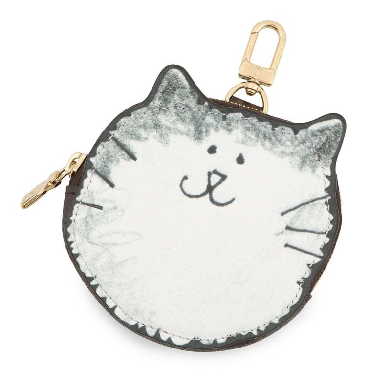 ルイヴィトン モノグラム/カウハイドレザー キティ コインパース M15139 トラベル ウィズ グレース・コディントン