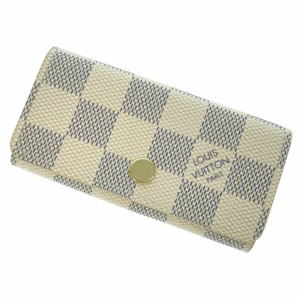 ルイヴィトン 4連キーケース ダミエアズール ミュルティクレ4 N60386 LOUIS VUITTON ヴィトン キーケース