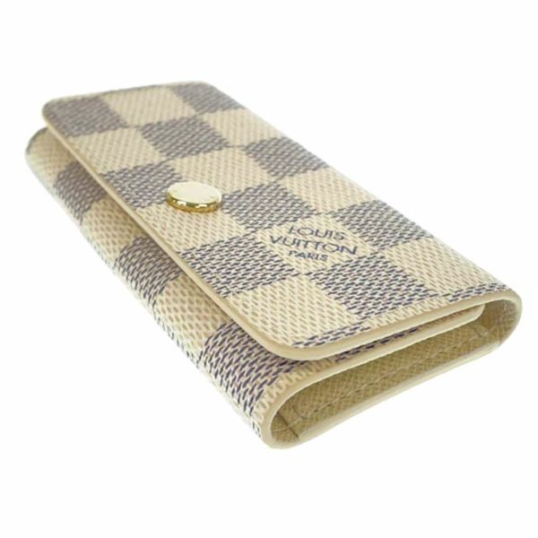 ルイヴィトン 4連キーケース ダミエアズール ミュルティクレ4 N60386 LOUIS VUITTON ヴィトン キーケース