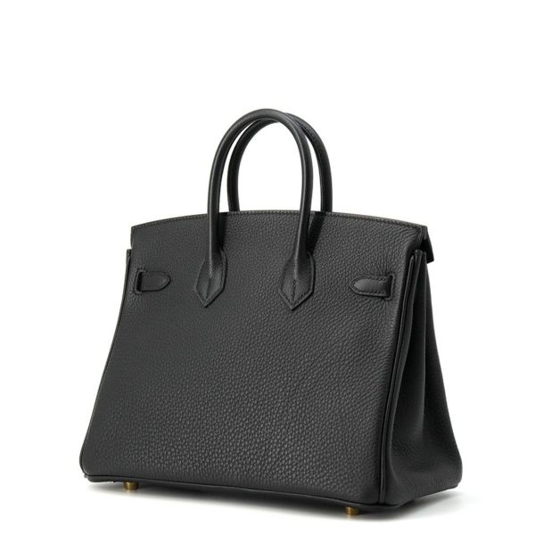 エルメス バーキン25 ブラック/ゴールド金具 トゴ Z刻印 HERMES Birkin ハンドバッグ 黒