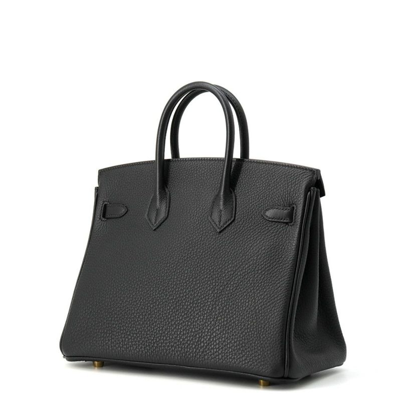 エルメス バーキン25 ブラック/ゴールド金具 トゴ Z刻印 HERMES Birkin ハンドバッグ 黒