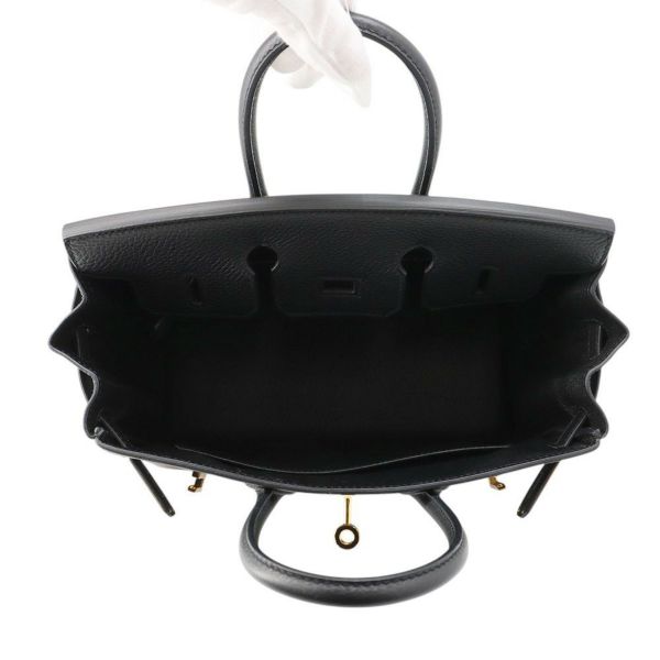 エルメス バーキン25 ブラック/ゴールド金具 トゴ Z刻印 HERMES Birkin ハンドバッグ 黒