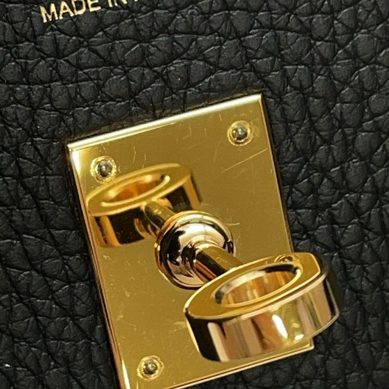 エルメス バーキン25 ブラック/ゴールド金具 トゴ Z刻印 HERMES Birkin ハンドバッグ 黒