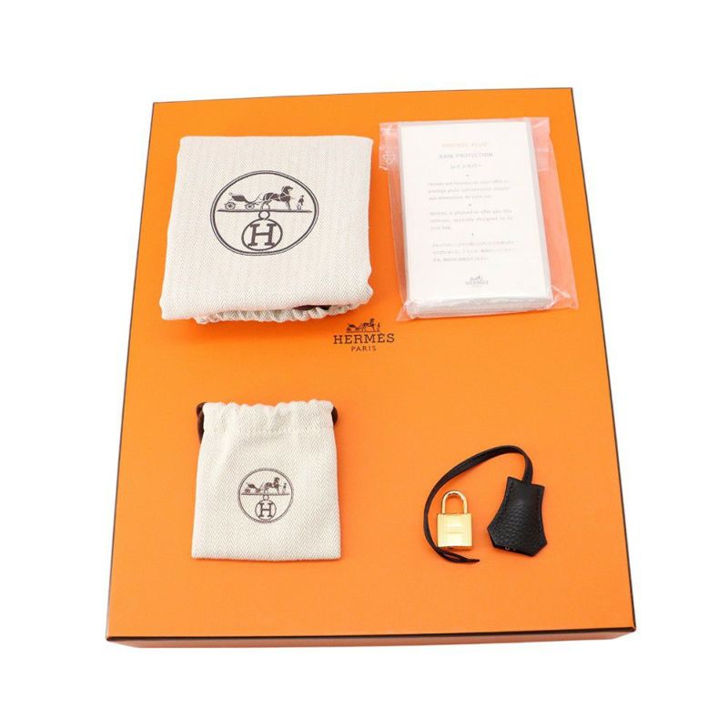 エルメス バーキン25 ブラック/ゴールド金具 トゴ Z刻印 HERMES Birkin ハンドバッグ 黒