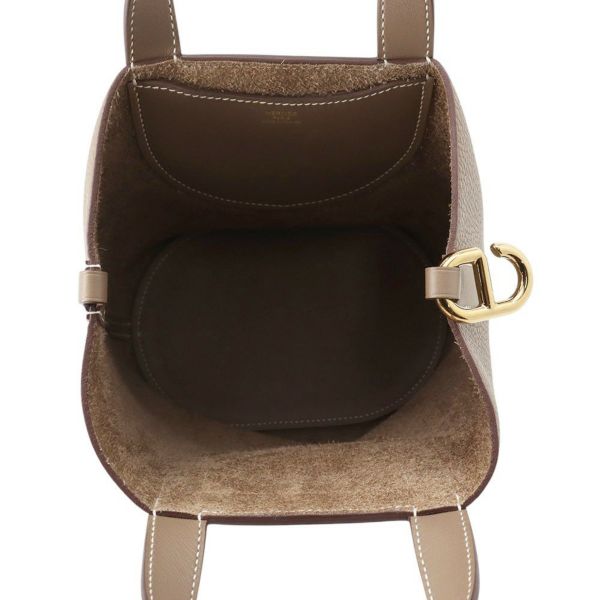 エルメス トートバッグ インザループ 18 エトゥープ/ゴールド金具 トリヨンクレマンス/スイフト U刻印