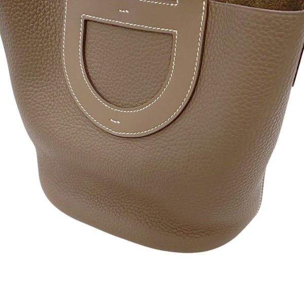 エルメス トートバッグ インザループ 18 エトゥープ/ゴールド金具 トリヨンクレマンス/スイフト U刻印