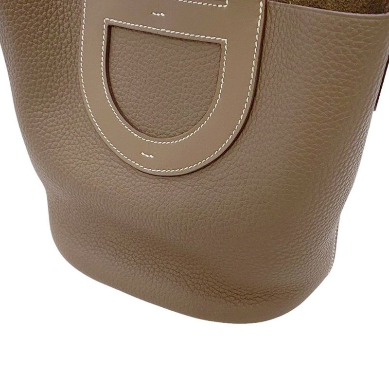 エルメス トートバッグ インザループ 18 エトゥープ/ゴールド金具 トリヨンクレマンス/スイフト U刻印