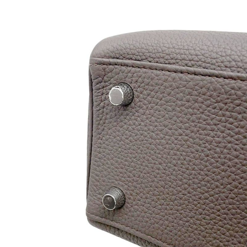 エルメス ハンドバッグ ケリー25 内縫い エタン/シルバー金具 トゴ Z刻印 2wayショルダー