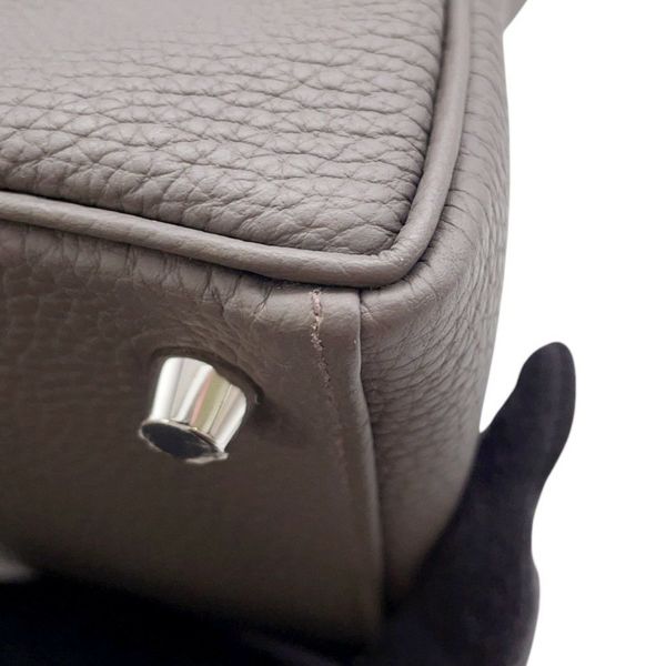 エルメス ハンドバッグ ケリー25 内縫い エタン/シルバー金具 トゴ Z刻印 2wayショルダー