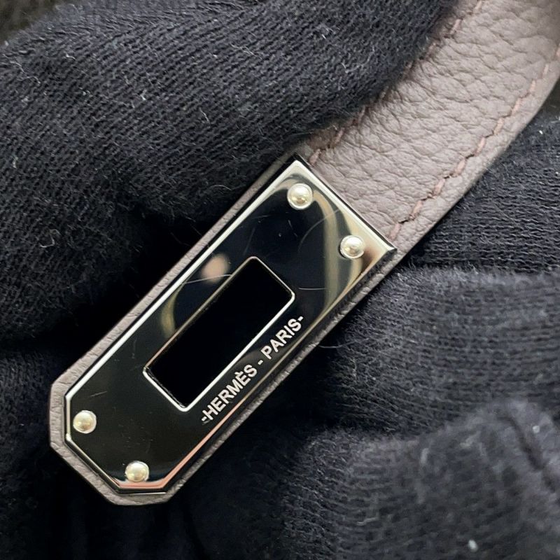 エルメス ハンドバッグ ケリー25 内縫い エタン/シルバー金具 トゴ Z刻印 2wayショルダー