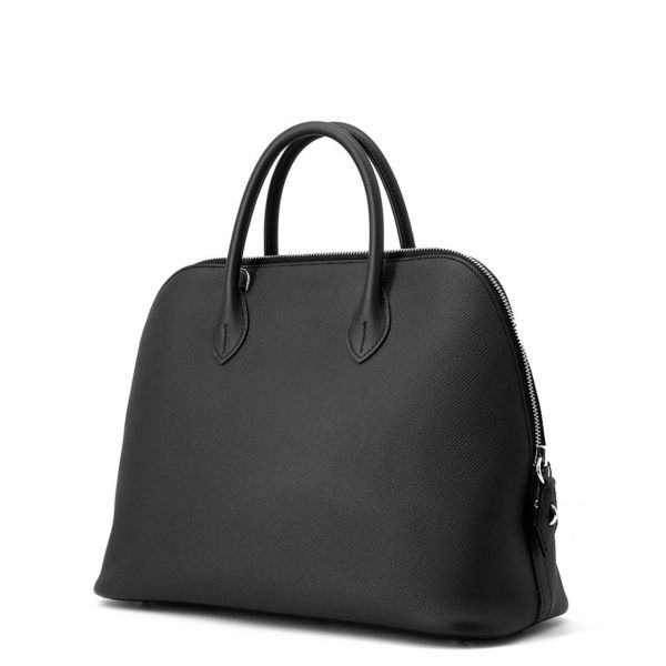 エルメス ハンドバッグ ボリード1923 30 ブラック/シルバー金具 エプソン U刻印 2wayショルダー 黒