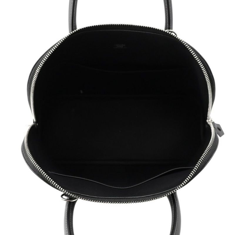 エルメス ハンドバッグ ボリード1923 30 ブラック/シルバー金具 エプソン U刻印 2wayショルダー 黒