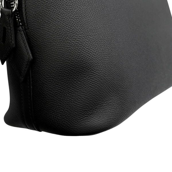 エルメス ハンドバッグ ボリード1923 30 ブラック/シルバー金具 エプソン U刻印 2wayショルダー 黒